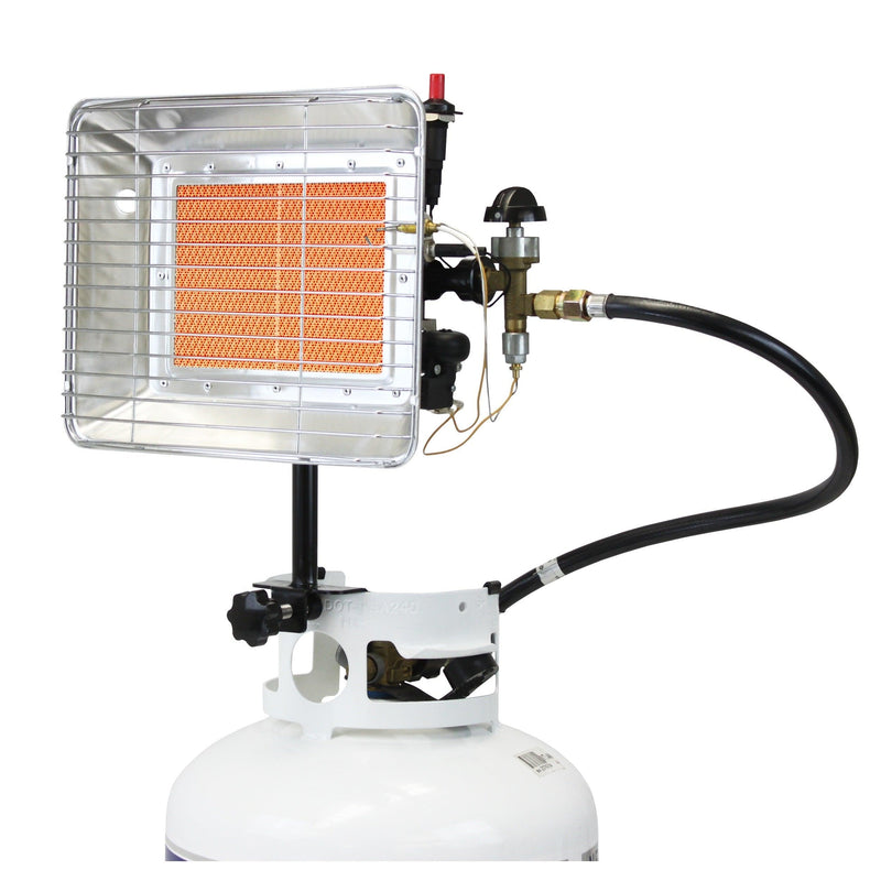 Load image into Gallery viewer, Flame King 13,000 BTU Outdoor Portable Propane Tank Top Heater Igniter
