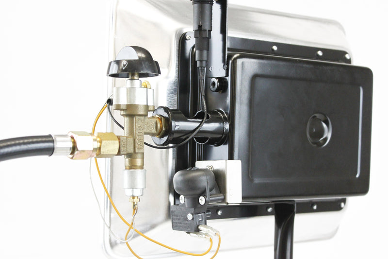 Load image into Gallery viewer, Flame King 13,000 BTU Outdoor Portable Propane Tank Top Heater Igniter
