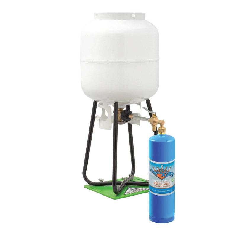 Load image into Gallery viewer, Flame King 2 Pack Eco Friendly Sustainable 1lb Refillable Propane Tank Welding LP Cylinder 14.1
