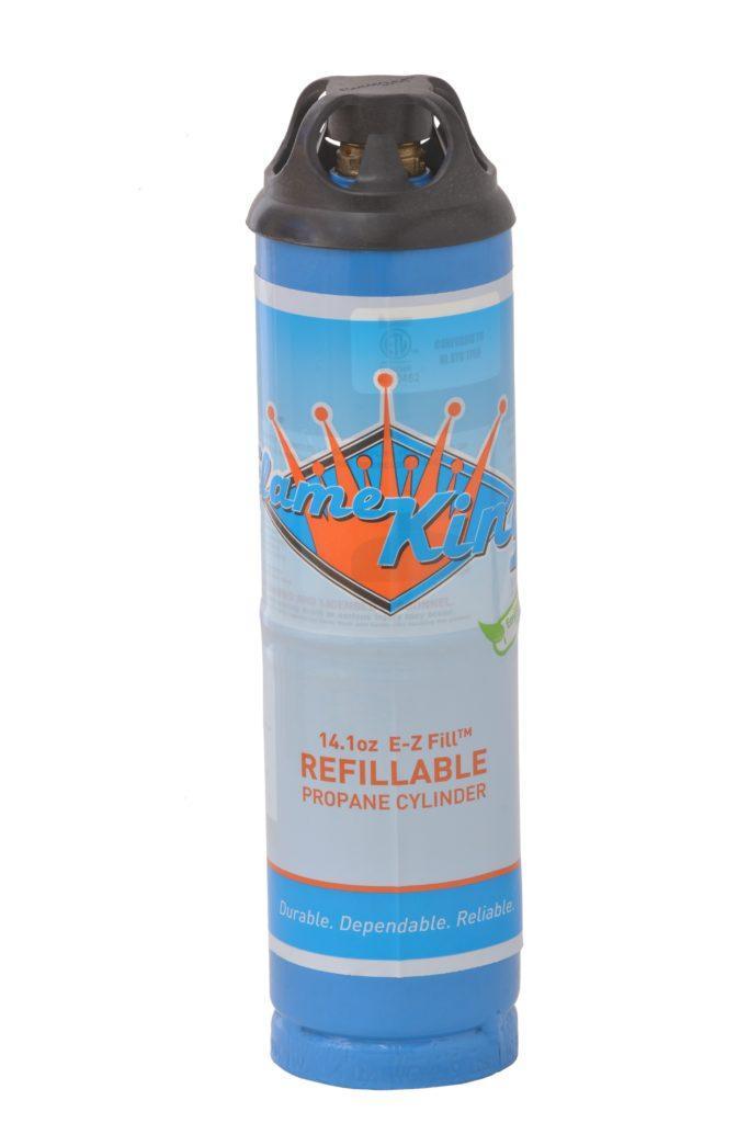 Load image into Gallery viewer, Flame King 2 Pack Eco Friendly Sustainable 1lb Refillable Propane Tank Welding LP Cylinder 14.1
