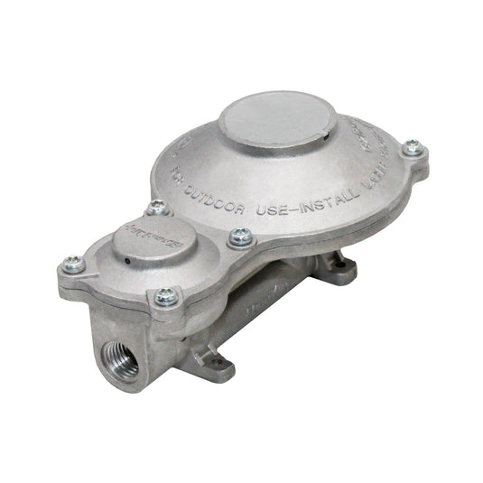 Flame King 2-Stage 300,000 BTU Propane LP Vertical Super Compact Regulator