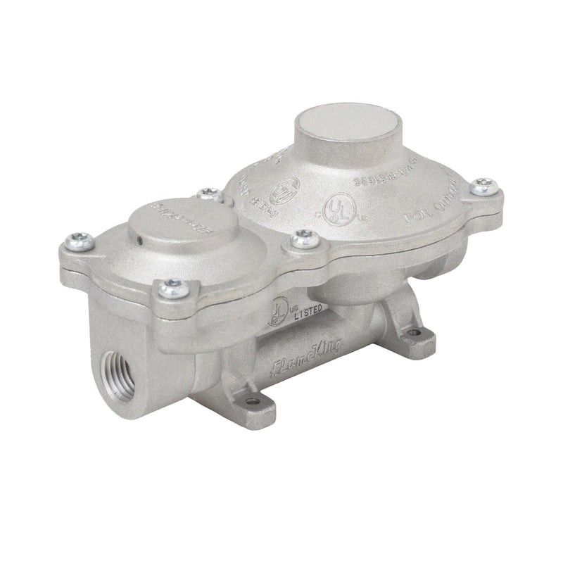 Load image into Gallery viewer, Flame King 2-Stage 160,000 BTU Propane LP Vertical Super Compact Regulator
