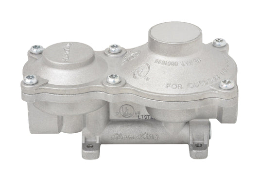 Flame King 2-Stage 160,000 BTU Propane LP Vertical Super Compact Regulator