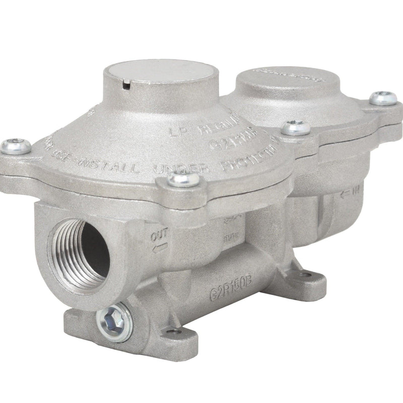 Load image into Gallery viewer, Flame King 2-Stage 160,000 BTU Propane LP Vertical Super Compact Regulator
