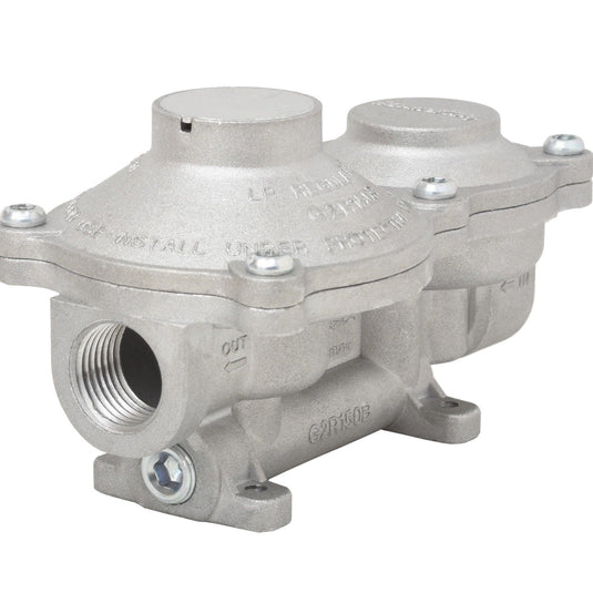 Flame King 2-Stage 160,000 BTU Propane LP Vertical Super Compact Regulator