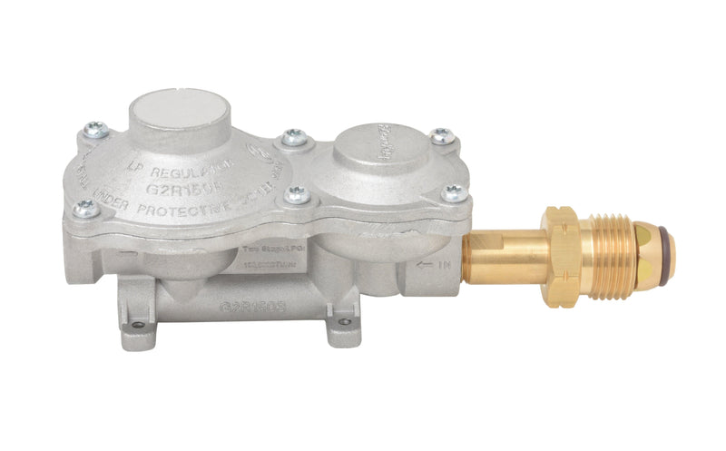 Load image into Gallery viewer, Flame King 2-Stage LP Propane Gas Regulator with POL
