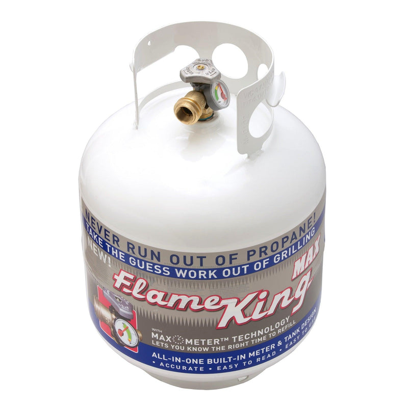 Load image into Gallery viewer, Flame King 20lb Propane Tank LP Cylinder with OPD &amp; Gauge
