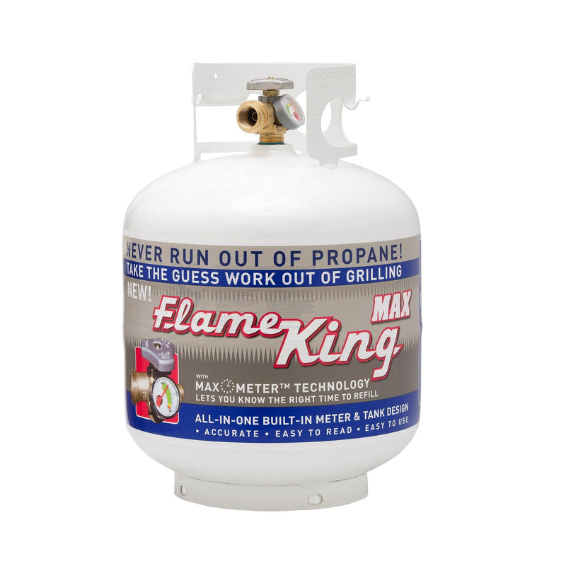 Load image into Gallery viewer, Flame King 20lb Propane Tank LP Cylinder with OPD &amp; Gauge
