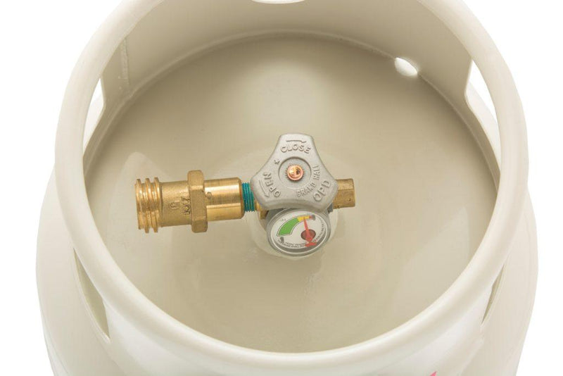 Load image into Gallery viewer, Flame King 20lb Single Spud LP Buffer Tank with Gauge
