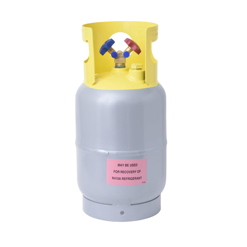 Load image into Gallery viewer, Flame King 30 lb Refrigerant Recovery Cylinder Tank with SCG Y-Valve
