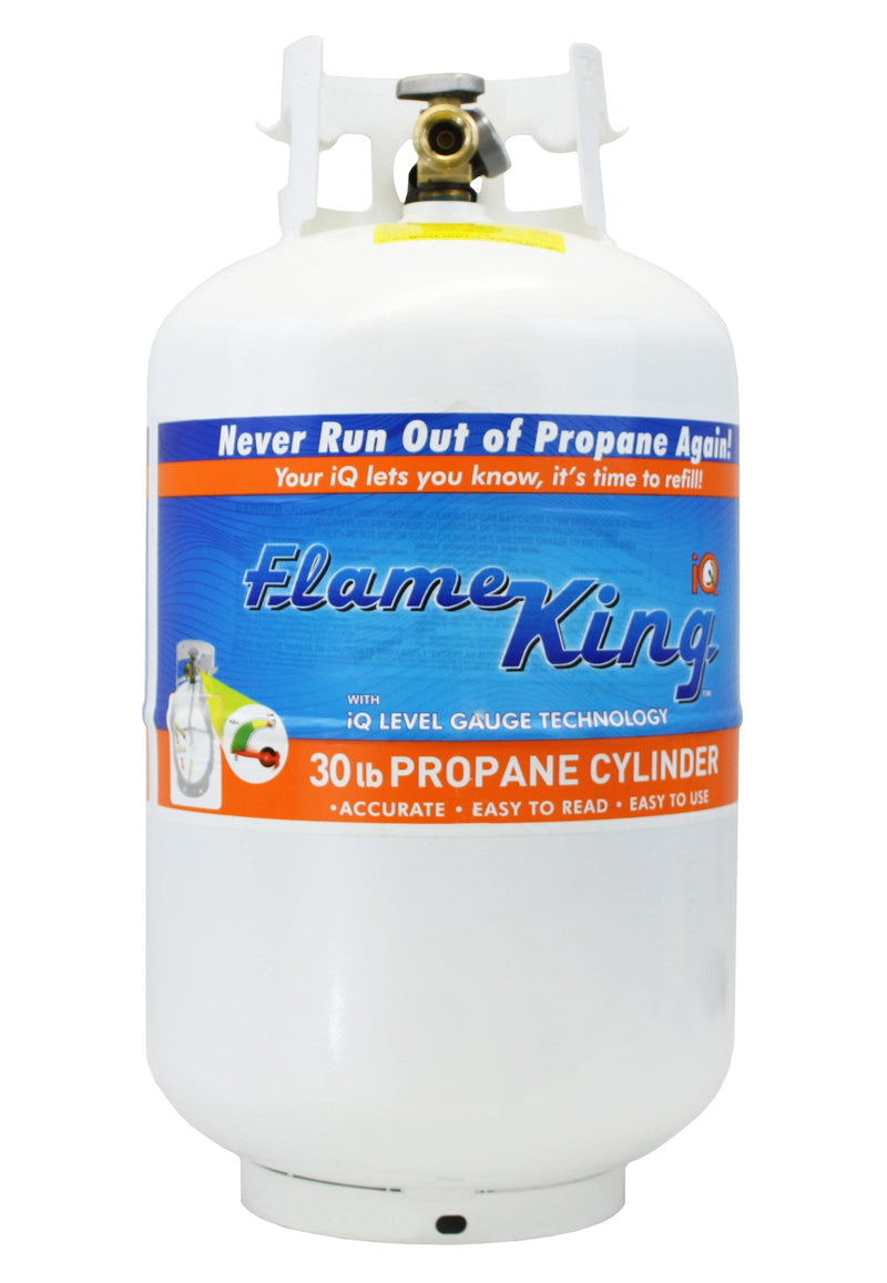 Load image into Gallery viewer, Flame King 30lb Propane Tank LP Cylinder with OPD &amp; Gauge
