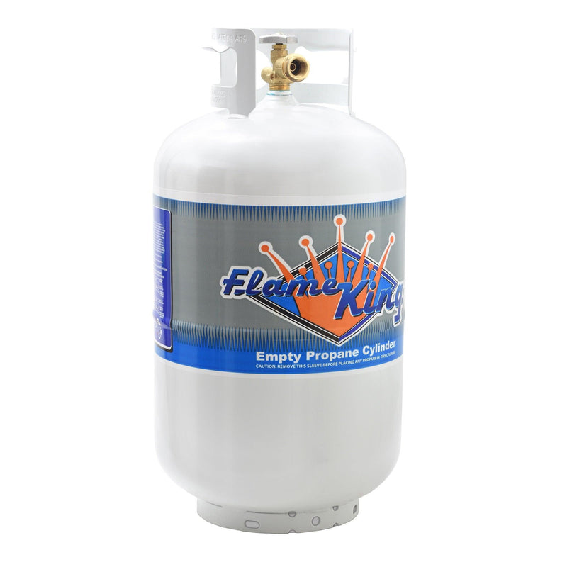 Load image into Gallery viewer, Flame King 30lb Propane Tank LP Cylinder with OPD
