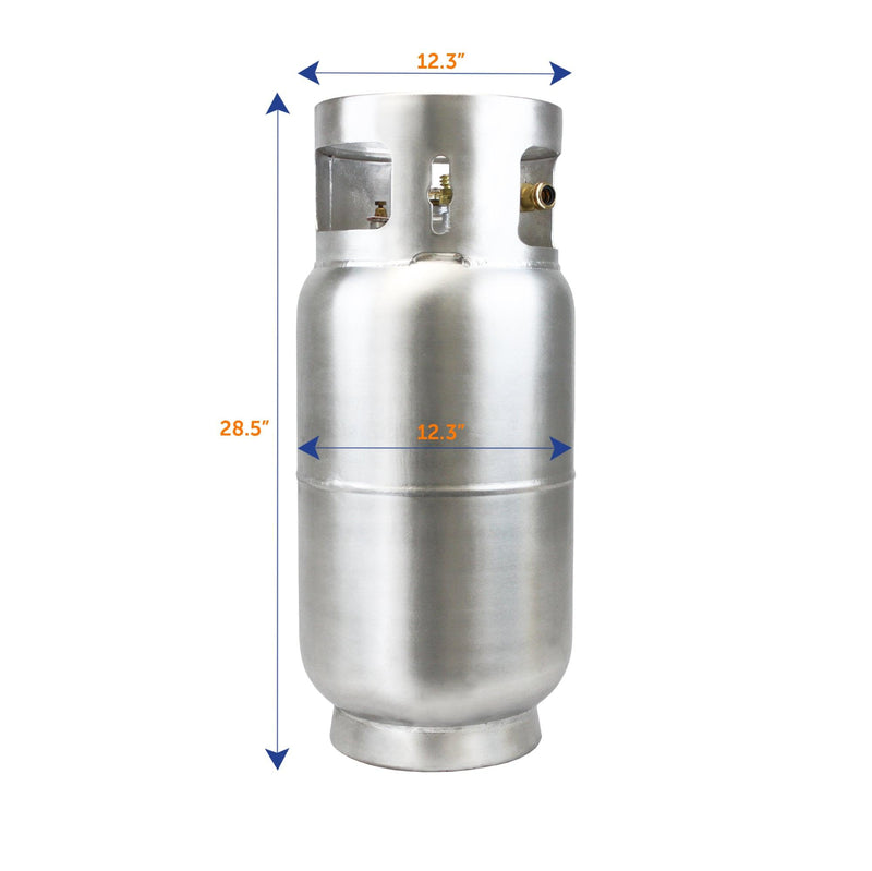Load image into Gallery viewer, Flame King 33.5lb Aluminum Forklift Propane Tank Cylinder with Gauge

