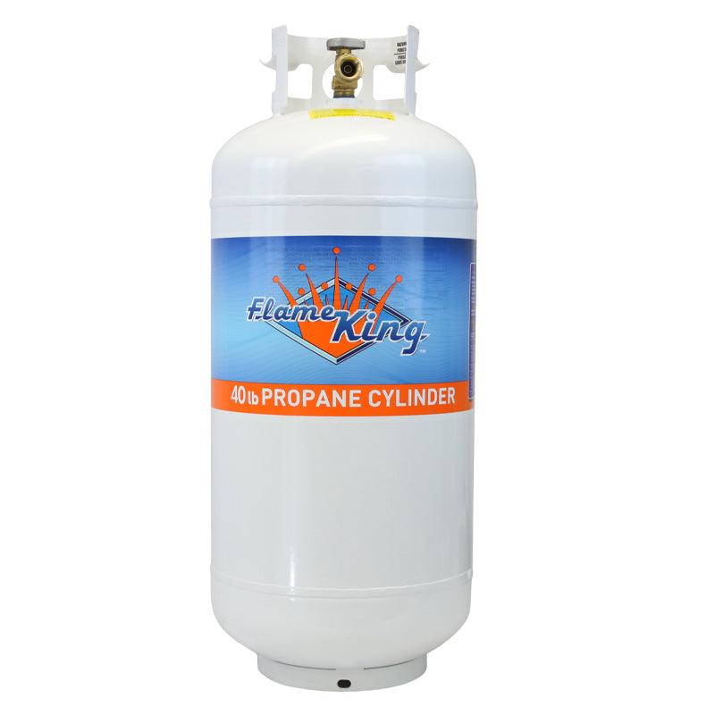 Load image into Gallery viewer, Flame King 40lb Propane Tank LP Cylinder with OPD
