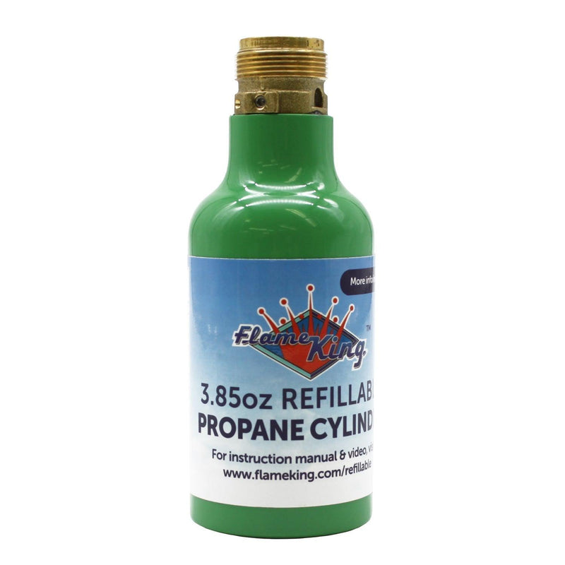 Load image into Gallery viewer, Flame King Eco Friendly 1/4 lb Refillable Mini Propane Tank Cylinder
