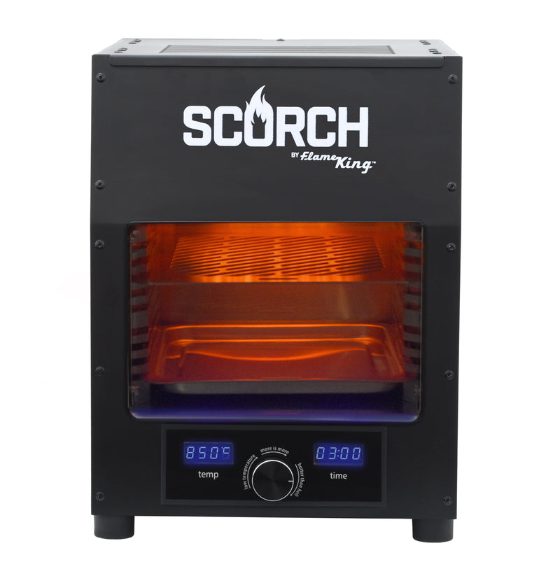 Load image into Gallery viewer, Flame King Electric Rapid Scorch Grill Cooker Oven
