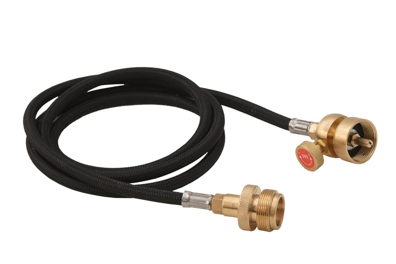 Load image into Gallery viewer, Flame King Flexible 5 FT Extension Hose For 1Lb Propane Tank Cylinder
