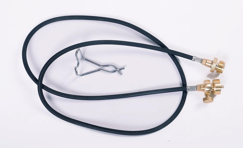 Load image into Gallery viewer, Flame King Flexible 5 FT Extension Hose For 1Lb Propane Tank Cylinder
