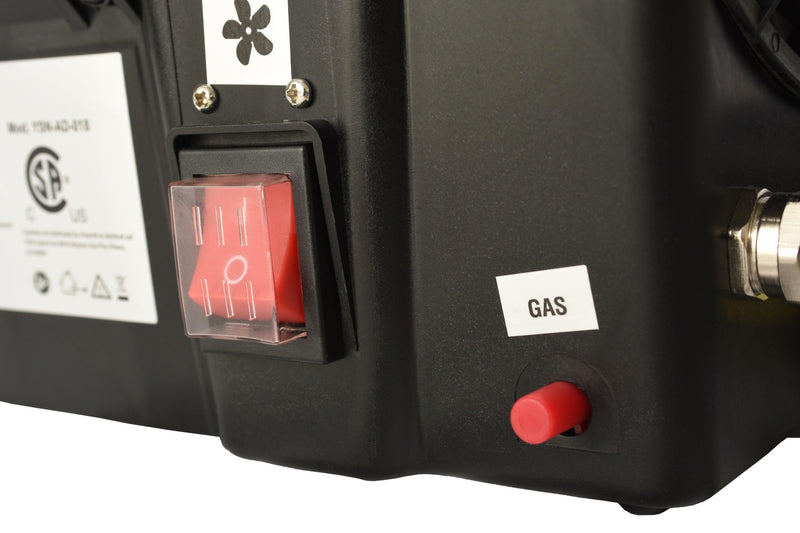 Load image into Gallery viewer, Flame King Forced Air Heater Portable Propane Tank Outdoor 60,000 BTU
