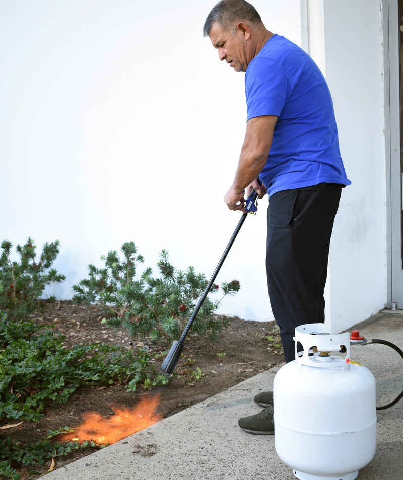 Load image into Gallery viewer, Flame King Heavy Duty 100,000 BTU Propane Torch Weed Burner
