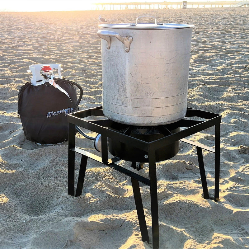 Load image into Gallery viewer, Flame King Heavy Duty 200,000 BTU Propane Gas Single Burner Cooker
