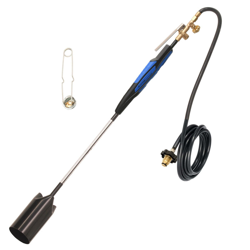 Load image into Gallery viewer, Flame King Heavy Duty Propane Torch Weed Burner 500,000 BTU with Flint Striker
