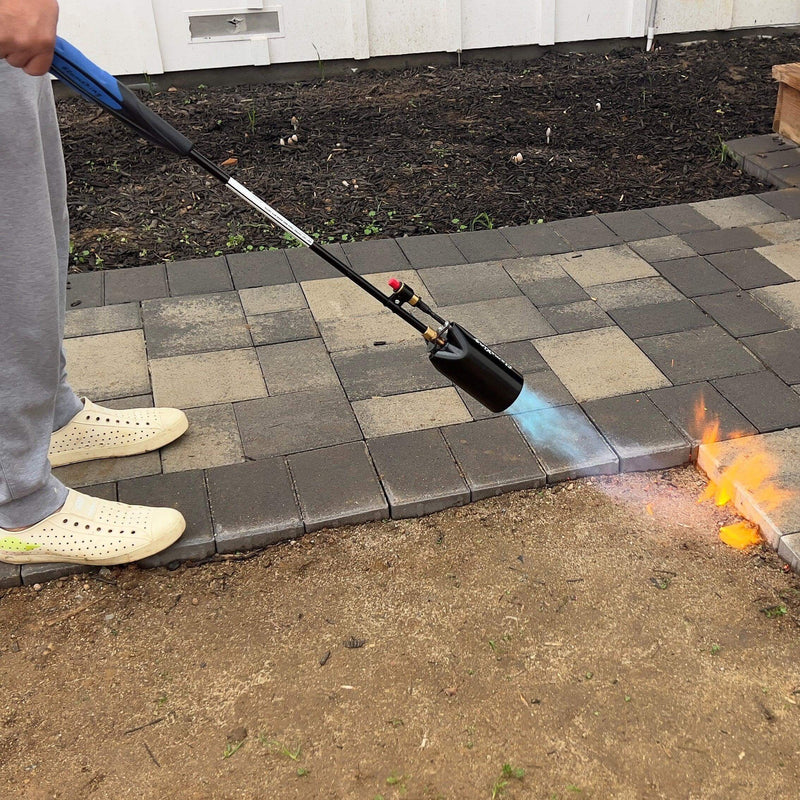 Load image into Gallery viewer, Flame King Heavy Duty Propane Torch Weed Burner 500,000 BTU with Push Button Piezo Ignitor
