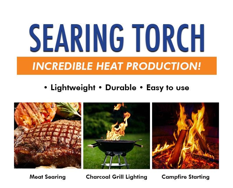 Load image into Gallery viewer, Flame King High Intensity Propane Cooking Searing Torch with Electric Start &amp; Comfort Handle
