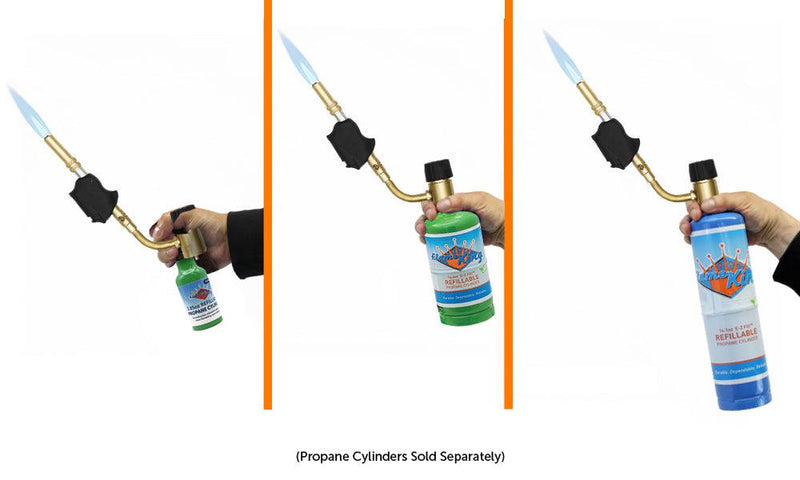 Load image into Gallery viewer, Flame King High Intensity Propane Torch Head Piezo Igniter Switch
