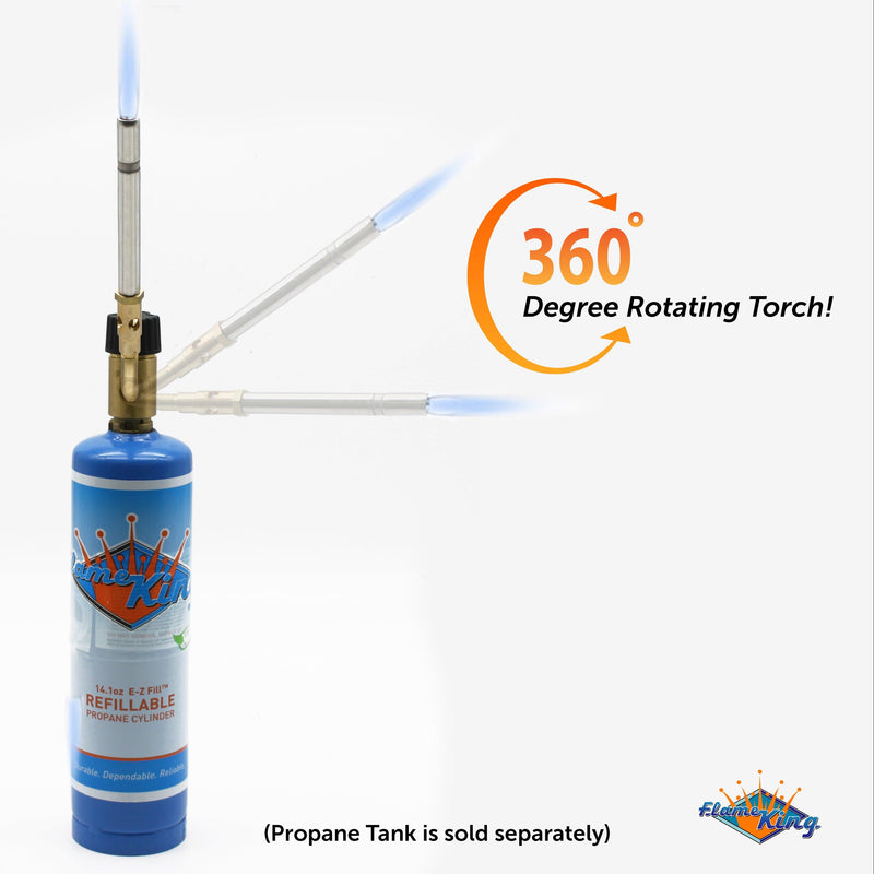 Load image into Gallery viewer, Flame King High Intensity Propane Torch Head Swirl Flame
