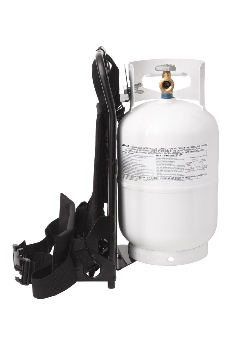 Load image into Gallery viewer, Flame King Metal Alice Frame Backpack Carrier for 10LB Propane Cylinder and Weed Torch
