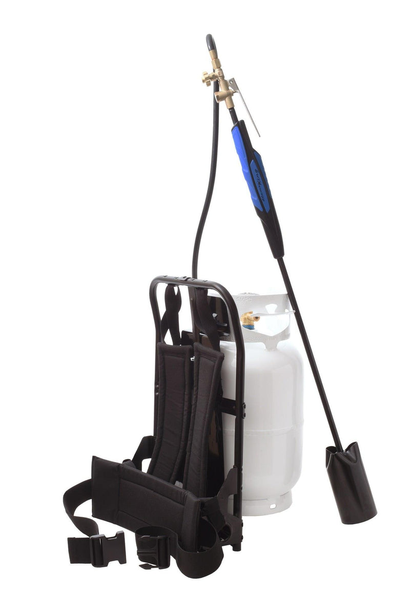 Load image into Gallery viewer, Flame King Metal Alice Frame Backpack Carrier for 10LB Propane Cylinder and Weed Torch
