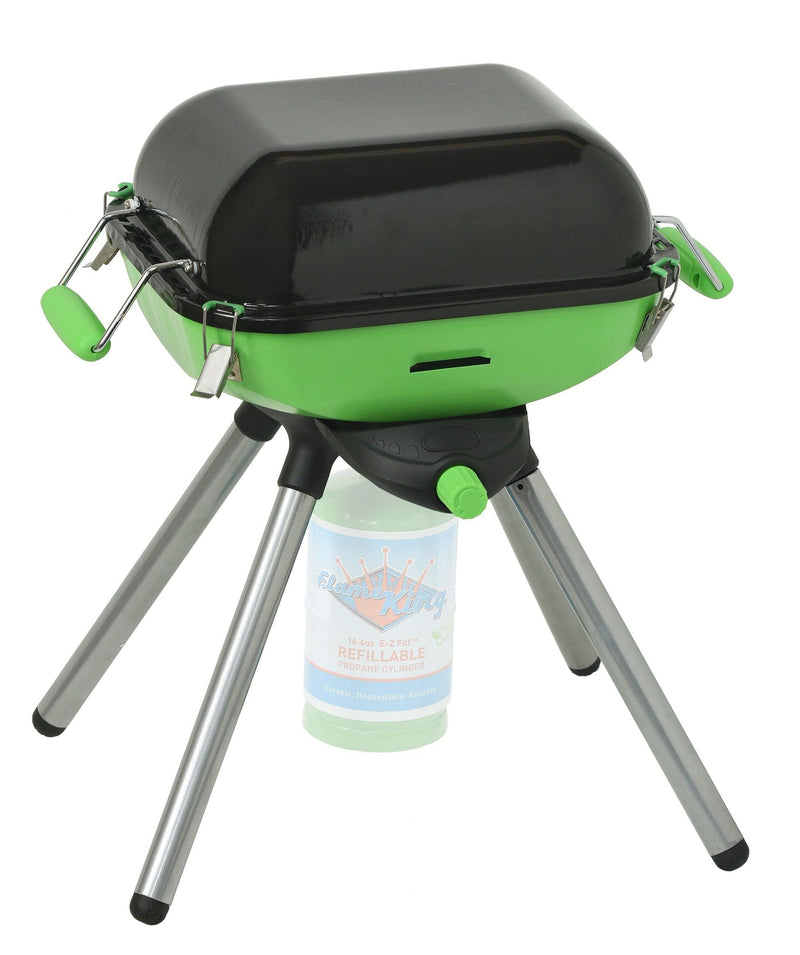 Load image into Gallery viewer, Flame King Multi-Function Portable BBQ Grill Camp Stove Camping
