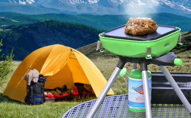 Load image into Gallery viewer, Flame King Multi-Function Portable BBQ Grill Camp Stove Camping
