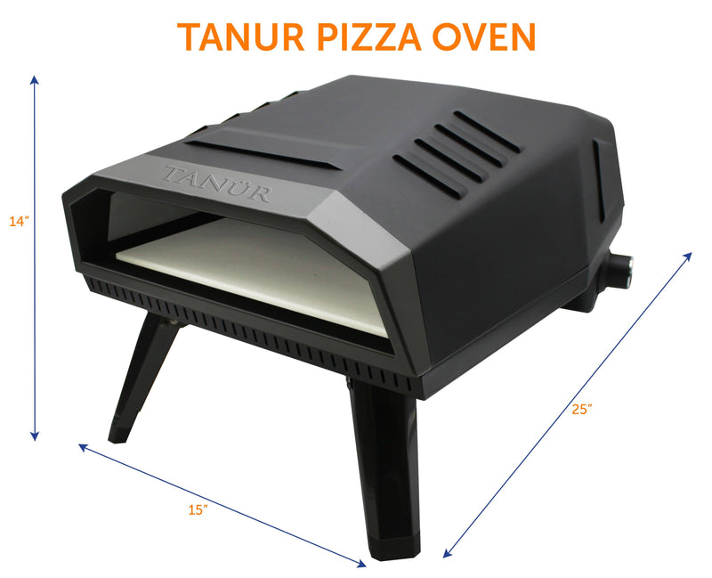 Load image into Gallery viewer, Flame King Outdoor Portable 12-inch Propane Pizza Oven Gas With Stone
