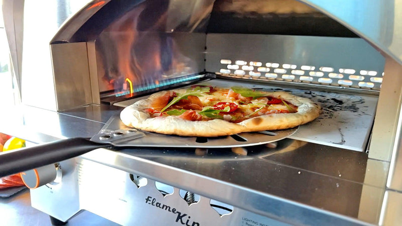 Load image into Gallery viewer, Flame King Outdoor Portable Stainless Steel Propane Pizza Oven Gas With Stone
