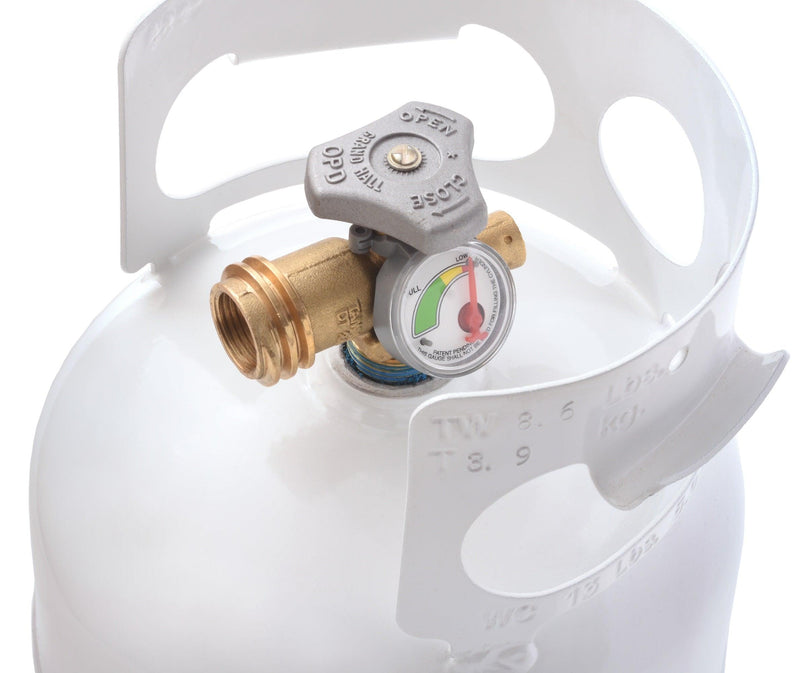 Load image into Gallery viewer, Flame King Portable 5lb Propane Tank LP Cylinder with OPD &amp; Gauge
