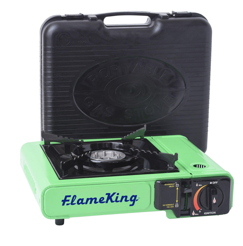 Load image into Gallery viewer, Flame King Portable Butane &amp; Propane Gas Stove with Single Burner
