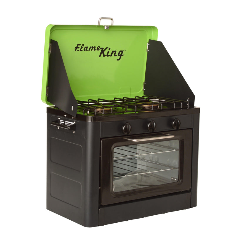 Load image into Gallery viewer, Flame King Portable Camping Oven Stove Combo
