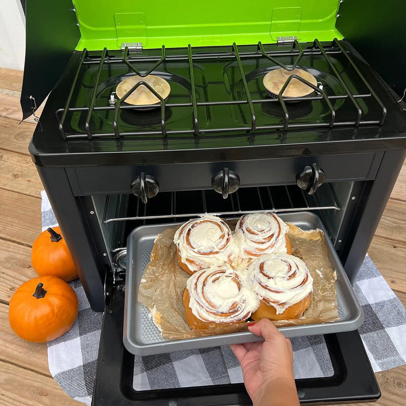 Load image into Gallery viewer, Flame King Portable Camping Oven Stove Combo
