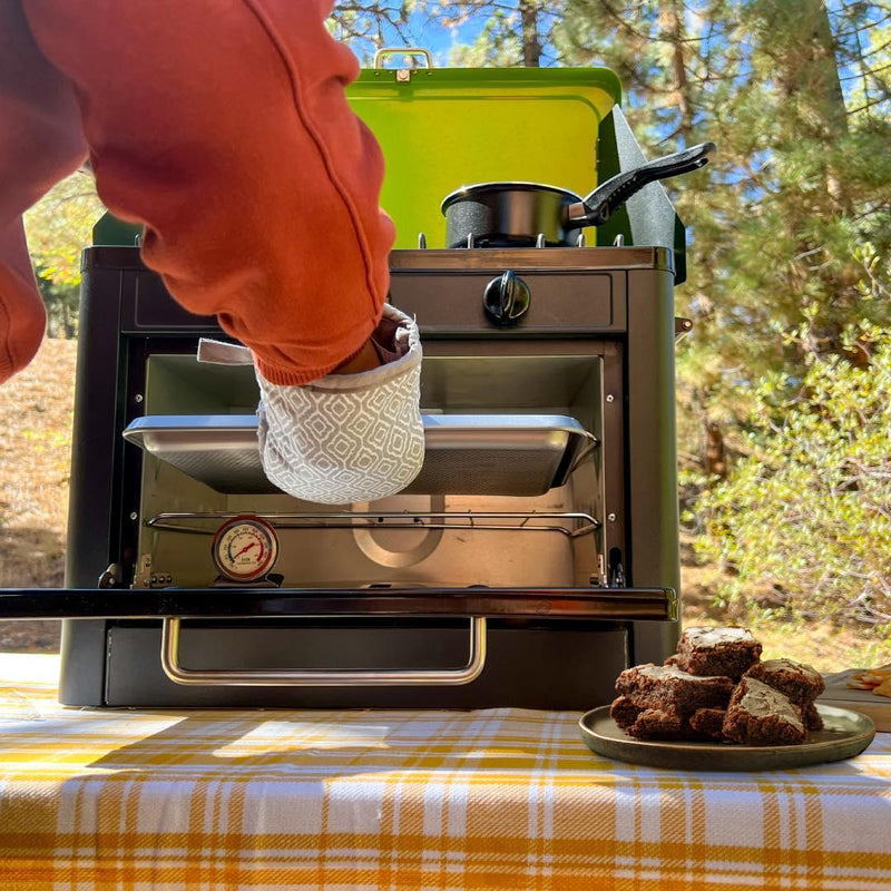 Load image into Gallery viewer, Flame King Portable Camping Oven Stove Combo
