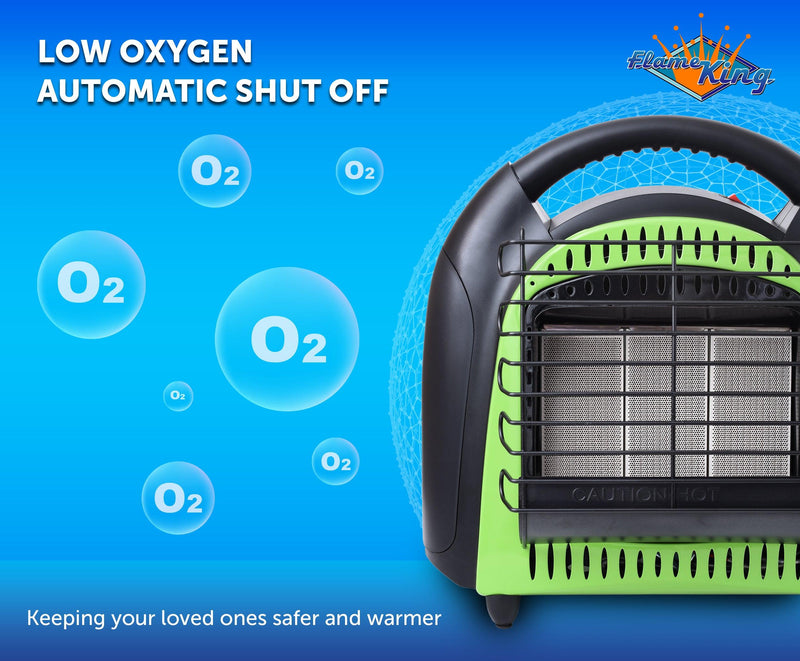 Load image into Gallery viewer, Flame King Portable Heater 20,000 BTU Propane Gas Tank Space Radiant Indoor &amp; Outdoor
