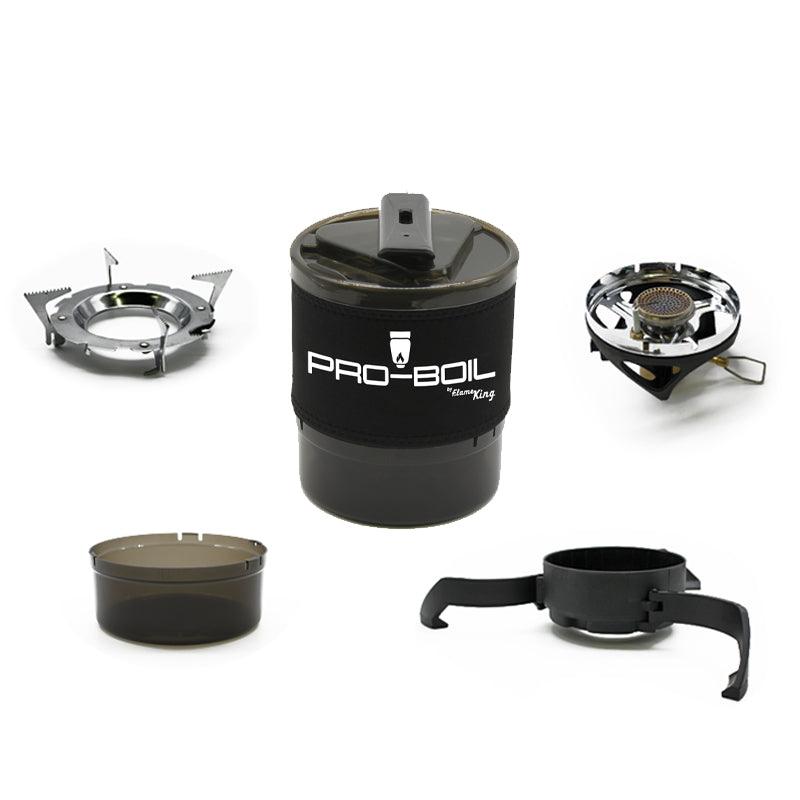 Load image into Gallery viewer, Flame King Pro-Boil Camping and Backpacking Stove Cooking System
