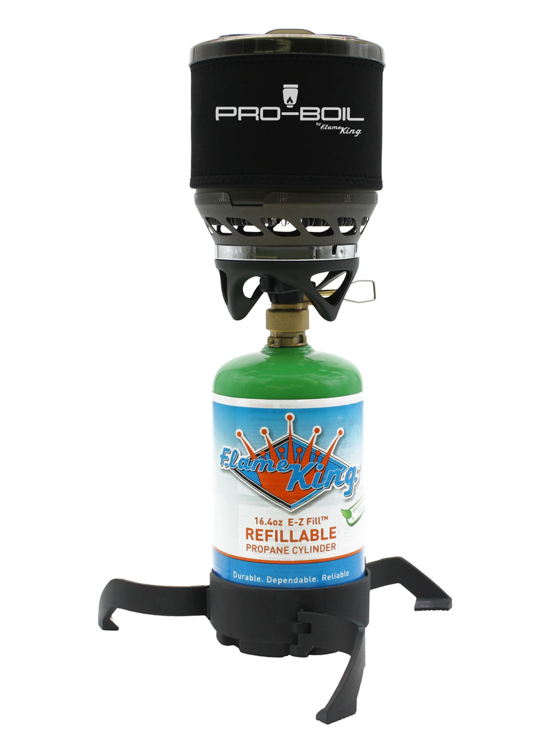 Load image into Gallery viewer, Flame King Pro-Boil Camping and Backpacking Stove Cooking System
