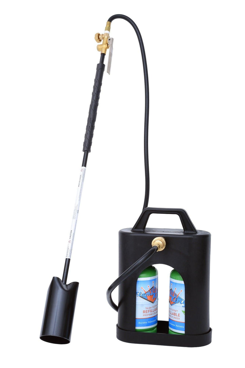 Load image into Gallery viewer, Flame King ProBoost Dual 1LB Propane Tank Carrier
