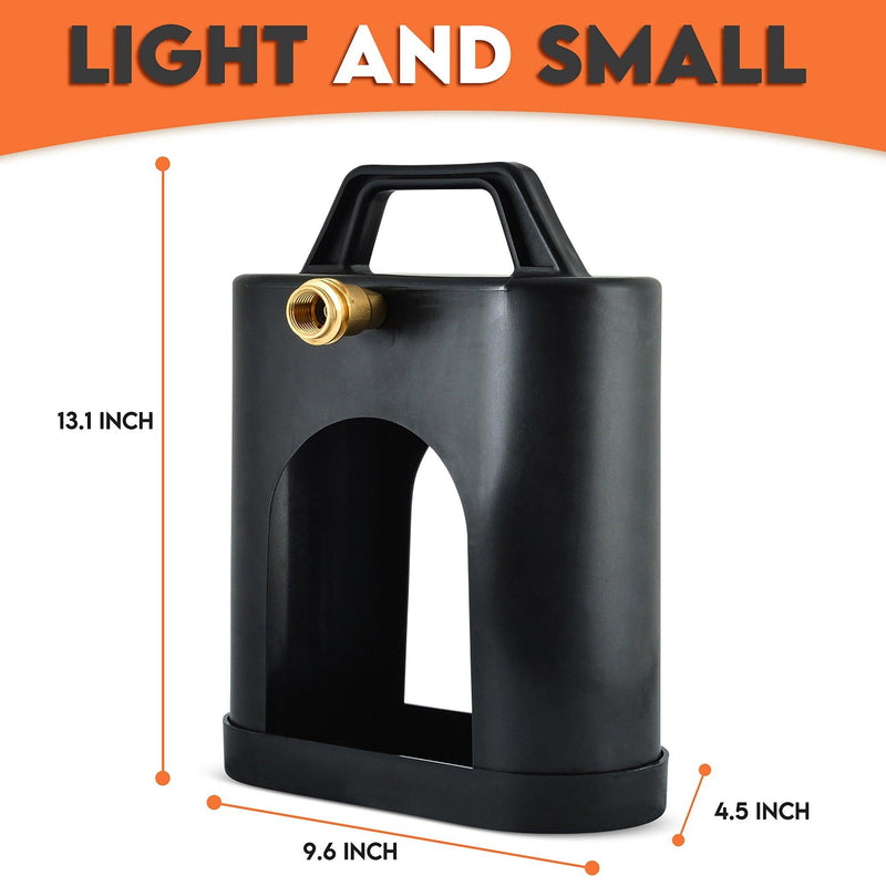 Load image into Gallery viewer, Flame King ProBoost Dual 1LB Propane Tank Carrier
