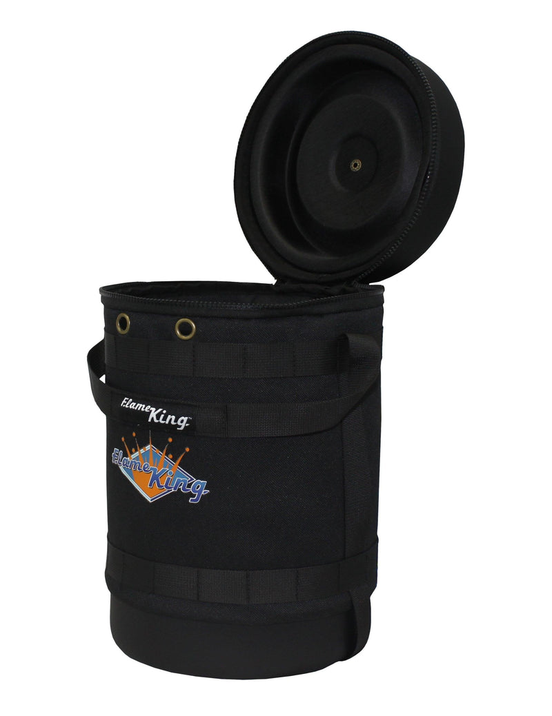 Load image into Gallery viewer, Flame King Propane Gas Hauler for 5lb Propane Tank Insulated Protective Carry Case
