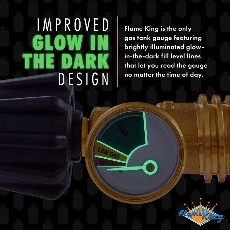 Load image into Gallery viewer, Flame King Propane Gas Level Indicator Check Gauge Meter For Propane Tanks Cylinders
