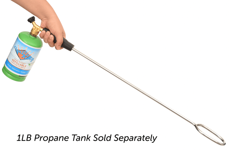 Load image into Gallery viewer, Flame King Propane LP Log Lighter Starter for 1lb Propane Tanks
