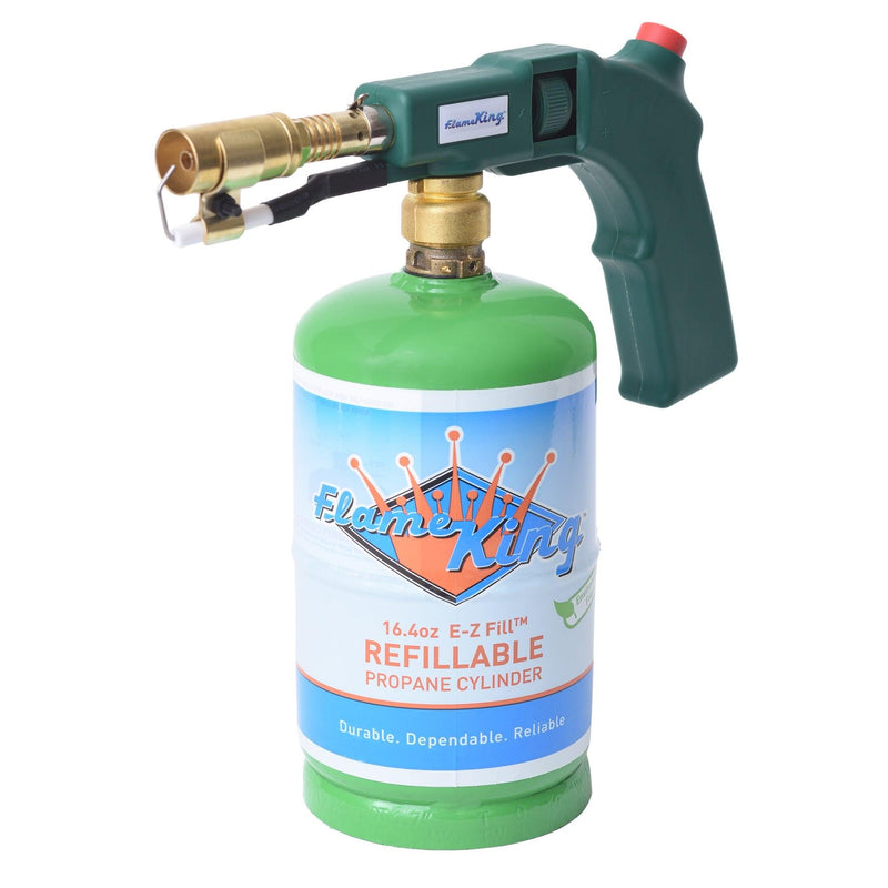 Load image into Gallery viewer, Flame King High Intensity Propane Cooking Searing Torch with Electric Start &amp; Comfort Handle
